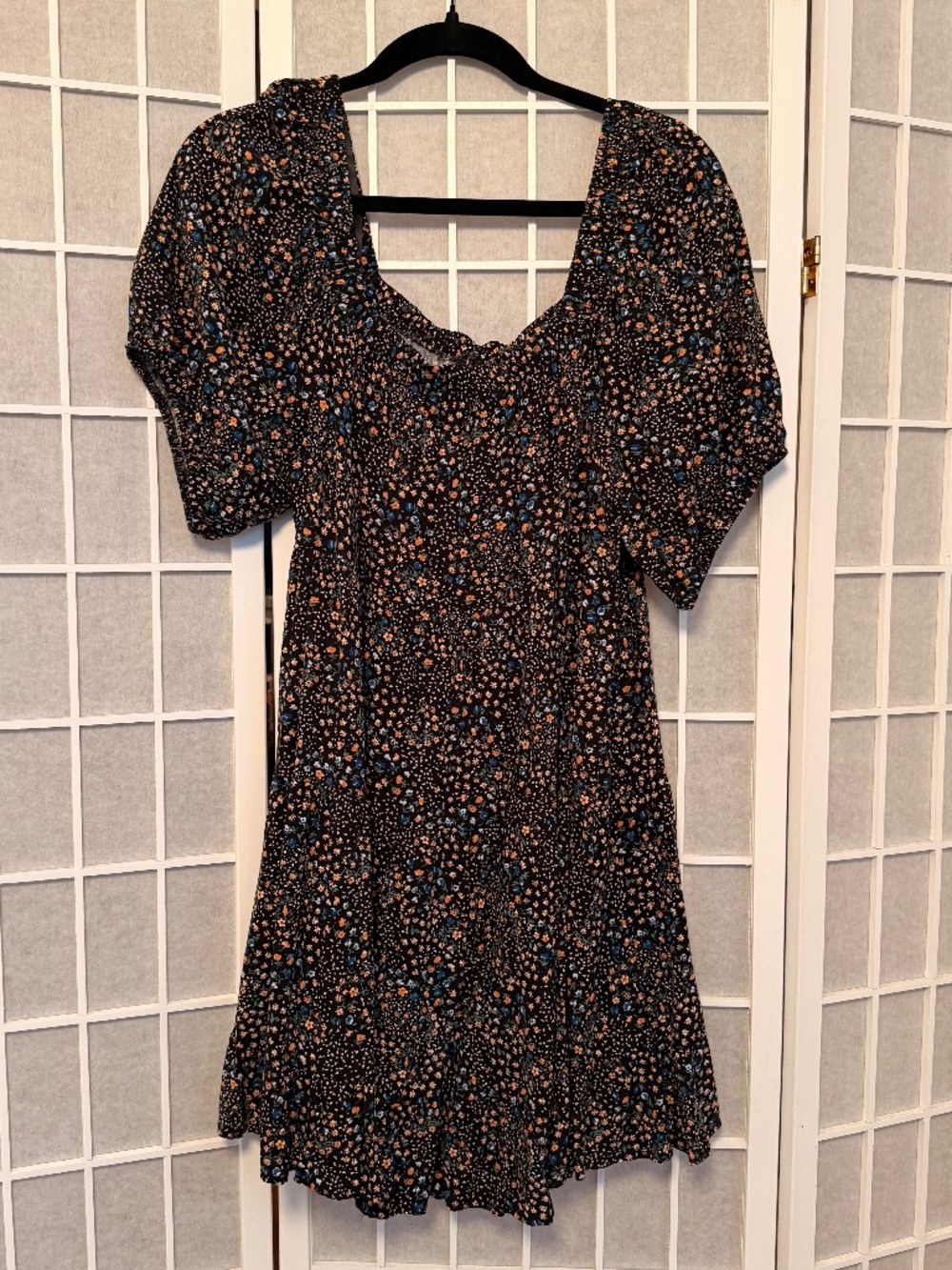 Wild Fable Floral Tiered Mini Dress Size XL
